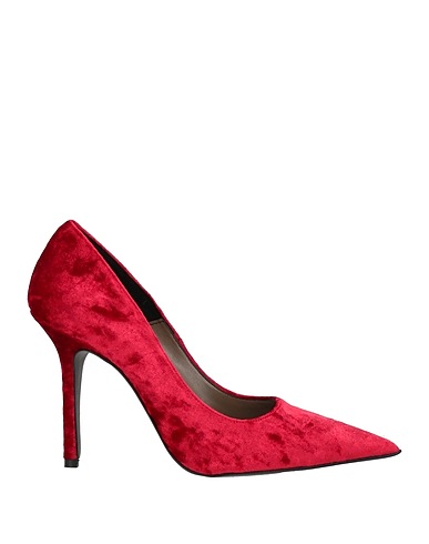 DIVINE FOLLIE Pump Red Textile fibers