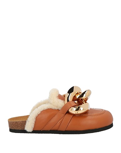 JW ANDERSON Mules and clogs Brown Leather