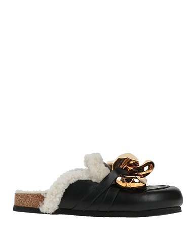 JW ANDERSON Mules and clogs Black Leather