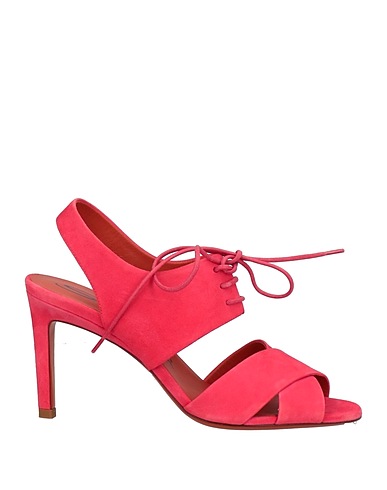 SANTONI Sandals Fuchsia Leather