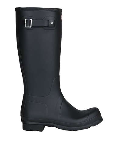 HUNTER Stivaletti Nero Gomma