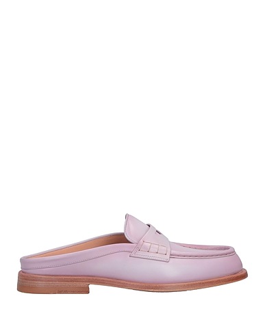 SANTONI Mule e zoccoli Lilla Pelle
