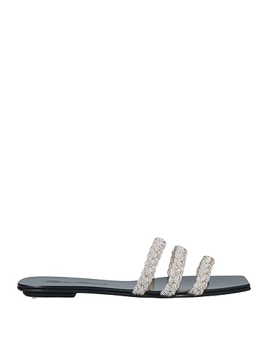 SANTONI Sandals Black Soft Leather
