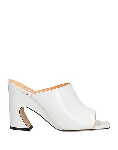 GIANNICO Sandals White Soft Leather