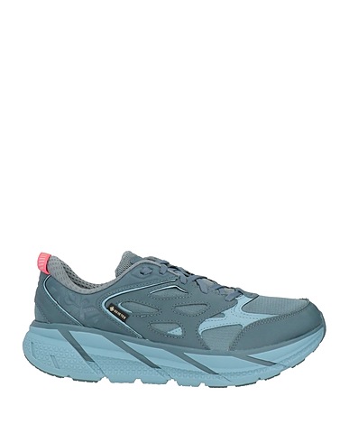 HOKA Sneakers Slate blue Soft Leather, Textile fibres