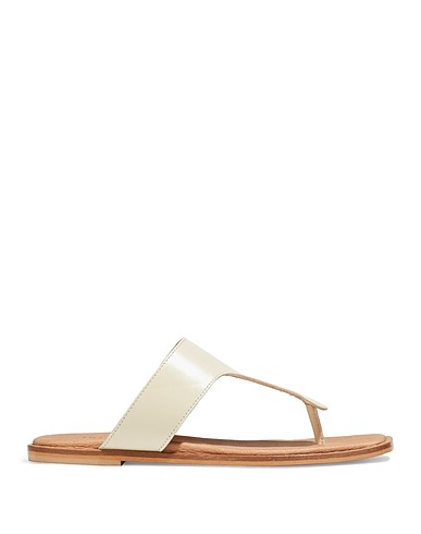 IRIS & INK Σαγιονάρες Off white Δέρμα