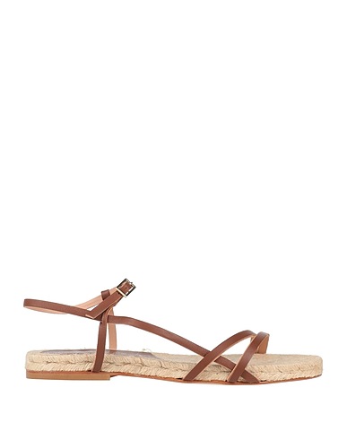 LIVIANA CONTI Espadrilles Brown Soft Leather
