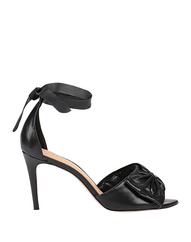 CARRANO Sandals Black Leather