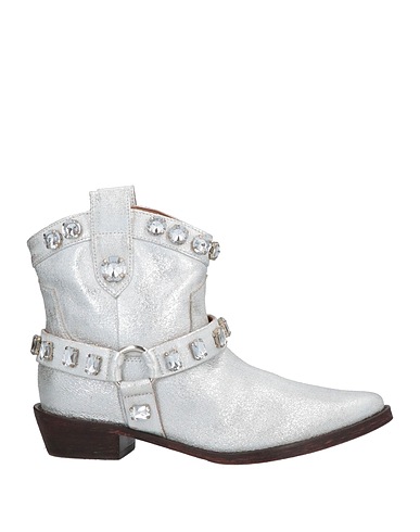 CORAL BLUE Ankle boot Silver Textile fibres
