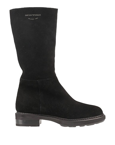 EMPORIO ARMANI Boots Black Leather