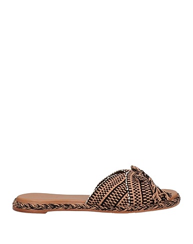 ANTOLINA Paris Sandals Camel Cotton