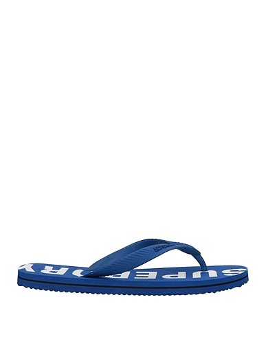 SUPERDRY Flip flops Blue 100% Rubber