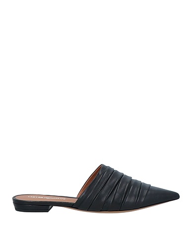 EMPORIO ARMANI Mules and clogs Black 100% Lambskin