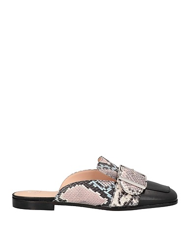 NAVYBOOT Mules and clogs Navy Textile fibers
