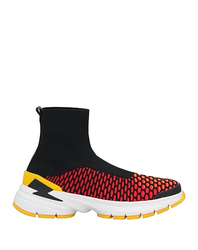 NEIL BARRETT Sneakers Yellow Textile fibers