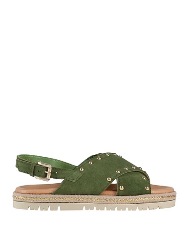 CARLO PAZOLINI Espadrilles Military green Leather