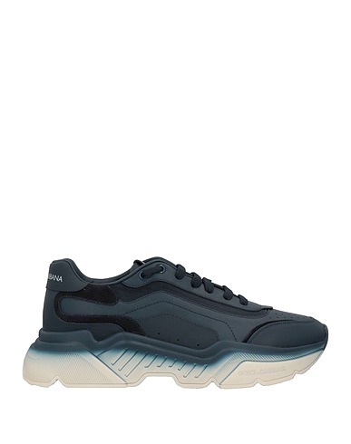 DOLCE&GABBANA Sneakers Navy 89% Calfskin, 11% Polyamide