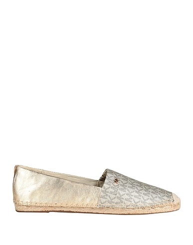 MICHAEL MICHAEL KORS Espadrilles Platinum Soft Leather, Textile fibres