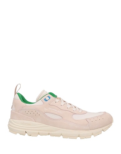 BRANDBLACK Sneakers Cream Leather, Textile fibers