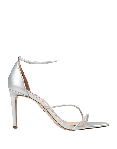 STEVE MADDEN Sandali Argento Fibre tessili