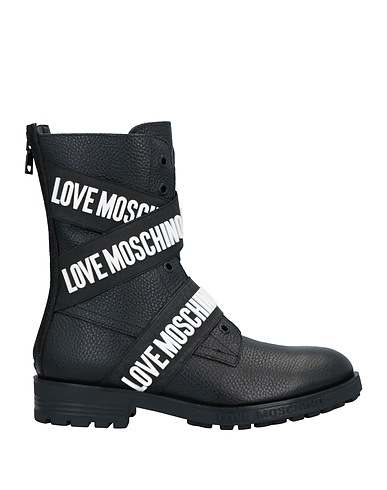 LOVE MOSCHINO Ankle boot Black Leather