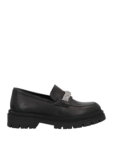 DIVINE FOLLIE Mocassino Nero Pelle