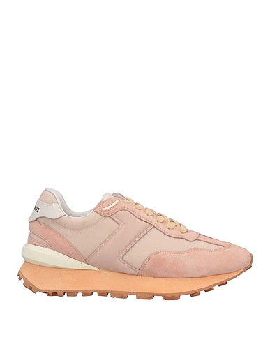 LOLA CRUZ Sneakers Light pink Leather, Textile fibres