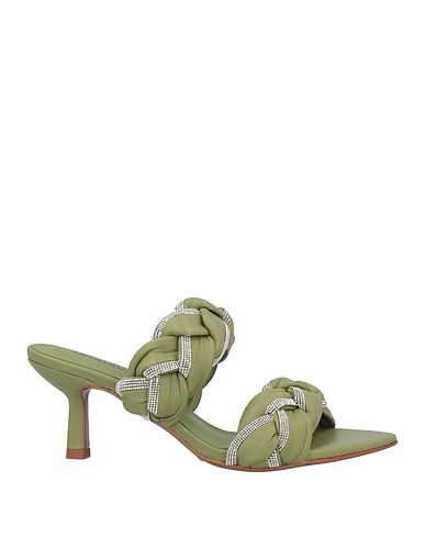 LOLA CRUZ Sandali Verde chiaro Pelle