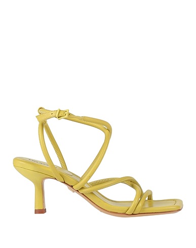 LOLA CRUZ Sandalen Limettengrün Leder