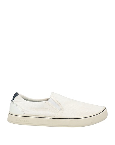 SATORISAN Sneakers White Leather, Textile fibres
