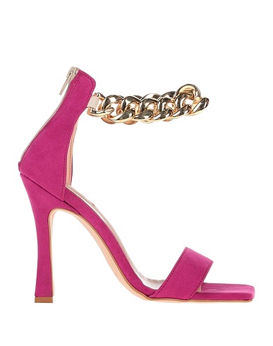 PREGUNTA Sandals Fuchsia Textile fibers