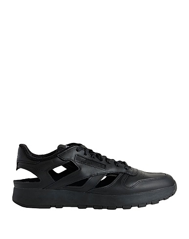 MAISON MARGIELA x REEBOK Sneakers Black Soft Leather