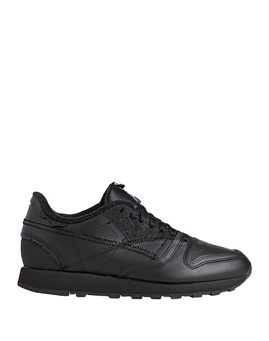 MAISON MARGIELA x REEBOK Sneakers Black Soft Leather