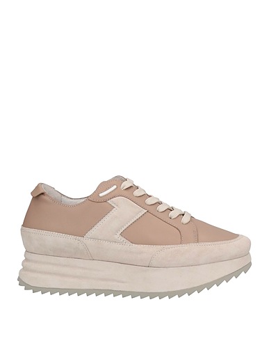 LOLA CRUZ Sneakers Light brown Leather