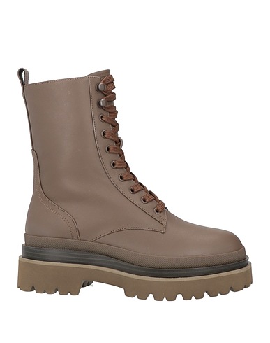 LOLA CRUZ Ankle boot Khaki Leather