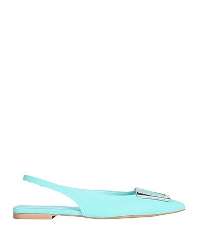 OVYÉ Ballet flats Turquoise Lycra®