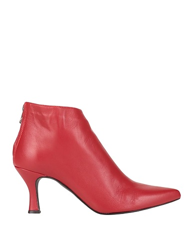 OVYÉ Stiefelette Rot Kalbsleder