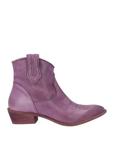OVYÉ Ankle boot Purple Calfskin