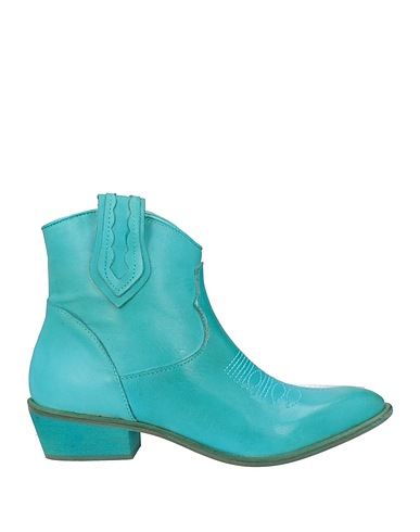 OVYÉ Ankle boot Turquoise Calfskin