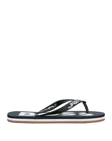 BOSS Beach sandals  Black Rubber