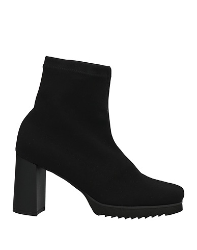 LE BABE Ankle boot Black Textile fibers