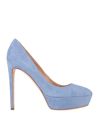 SERGIO ROSSI Court Sky blue Leather