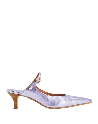 8 by YOOX Mule e zoccoli Lilla 100% Pelle ovina