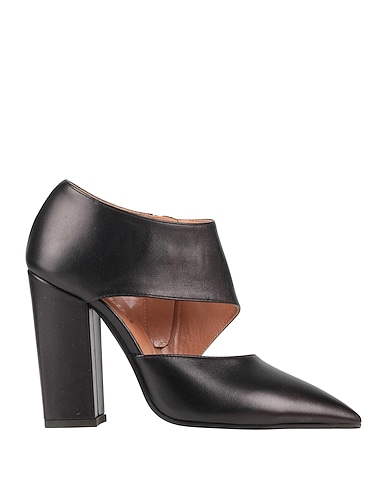 POLLINI Ankle boot Black Calfskin