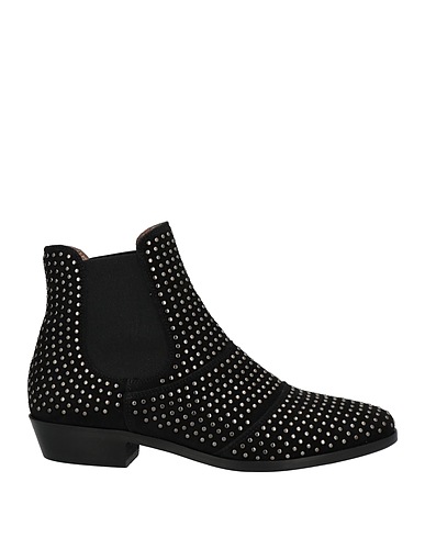 POLLINI Ankle boot Black Leather