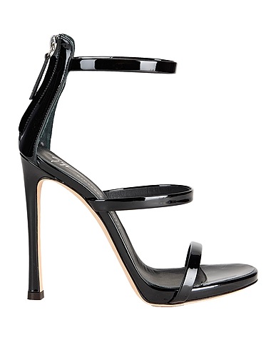 GIUSEPPE ZANOTTI Sandals Black Leather