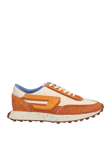 DIESEL Sneakers Ivory Cow leather, Polyester