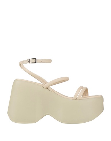 VIC MATIĒ Sandals Off white Soft Leather