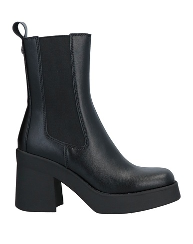 STEVE MADDEN Stivaletti Nero Pelle, Fibre tessili