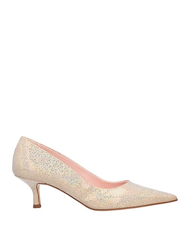 LUCA VALENTINI Pump Platinum Leather